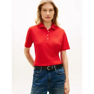 Tommy Hilfiger 1985 Reg Pique Polo Orange XS