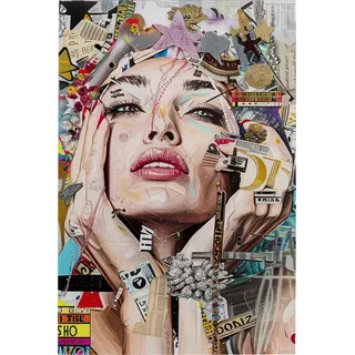 Kare Artsy Portrait Glas 80x120 cm
