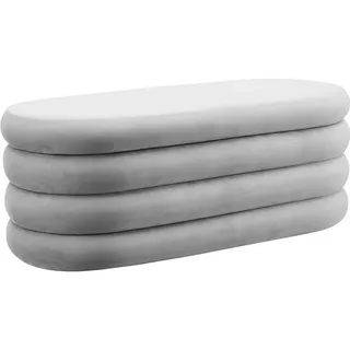 Tectake Polsterbank Altu Grau 110 x 45 x 42 cm