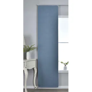 Gardinenbox München Dark Paneelwagen 60 x 245 cm Blau 1 St.