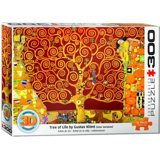 Eurographics 6331-6059 3D-Lebensbaum von Gustav Klimt Puzzle, Large Pieces