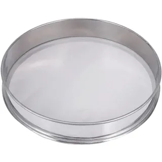 Sieb Feinmaschig-Edelstahl, Mehlsieb Küchensieben, Riddler Pollen Sieb-Mehl Micron Shaker-Mesh Sieben mit 150 Mesh, Edelstahl Fein Mehl Sieben für Reis, Getreide, Bohnen, Obst und Gemüse (25 cm)