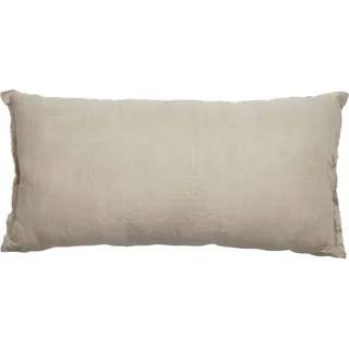 Linka Kissen 30 x 60 cm beige aus Leinen
