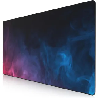 Titanwolf Gaming Mauspad, XXXL Speed Mausmatte 1200 x 600 mm, Geschwindigkeit & Präzision, Farbiger Rauch (3XL), Mausmatte, Schwarz