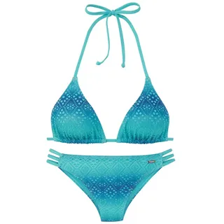 Buffalo Triangel-Bikini Damen blau-türkis Gr.38 Cup A/B