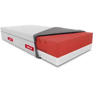 bett1.de BODYGUARD® Boxspring Matratze Weich, 28 cm hoch, 100% Vollschaum, Härtegrad weich/fester, 80x210