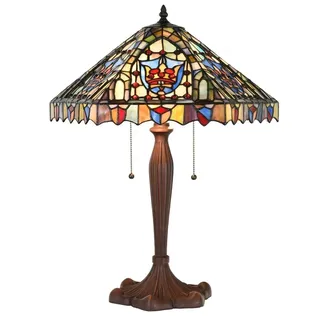 5LL-1206 Tiffany-Lampe-Leuchte-Tischlampe-Tischleuchte-Stehlampe Ø 47x60 cm E27/