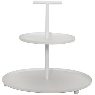 Grafelstein Etagere Etagere PURE weiß aus Metall schlichte Metalletagere modern Deko Stran