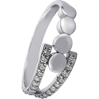Balia Silberring Balia Ring für Damen mit weißen (Fingerring), Fingerring Größe 60 (19,1), 925 Sterling Silber (Kreise) Silber 925 silberfarben