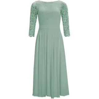 Swing Maxikleid Cocktailkleid Grün 42