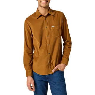 Wrangler - Hemd Herren - Regular Fit - 1 Pkt Corduroy Shirt - Grisaille - XL