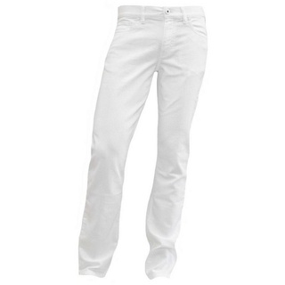 Alberto 5-Pocket-Jeans uni (1-tlg) weiß
