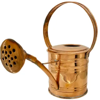Artigianato Artistico Cav. Filippo D'Aloise snc - Kupfer Gießkanne, 32 x 26 x 13 cm, rotbraun