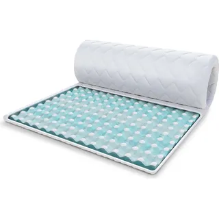 Fdm Topper Matratzenauflage 80 x 200 cm weiß