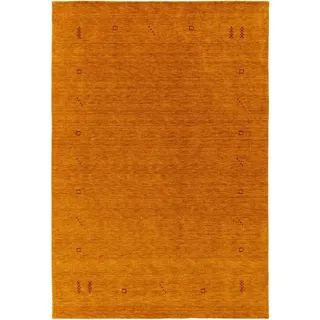 benuta Wollteppich Jamal, rechteckig, Höhe: 6 mm, Kunstfaser, Berber, Ethno-Style, Wohnzimmer gelb