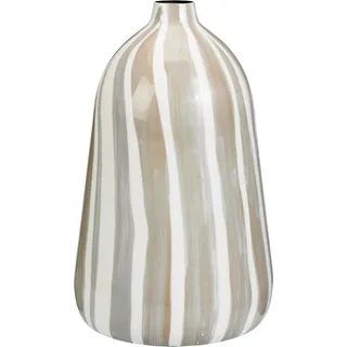 Vase STREIFEN (DH 22x37 cm) - beige - DH 22x37 cm