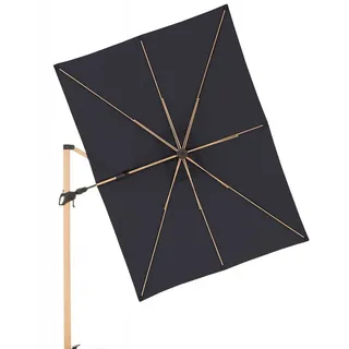 doppler® Sonnenschirm Doppler Alu Wood Pendel Side 220 x 300 cm Pendelschirm Ampelschirm 4