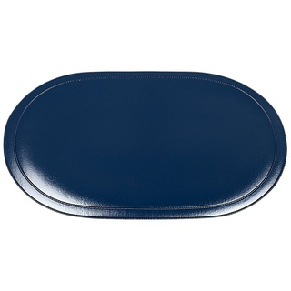 Platzset, Saleen Tischset oval, Saleen, abwaschbar blau