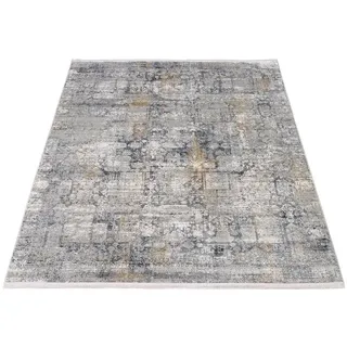 Musterring Vintage Teppich Sinfonia 240 x 300 cm Mischgewebe Grau / Gelb
