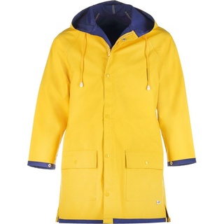 modAS Regenjacke Original Friesennerz "Büro oder Watt?" Regenmantel Damen Herren Kinder gelb Damen 46 / Herren 52