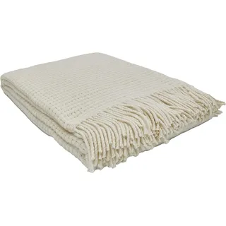 Glaeser home Wolldecke 150 x 200 cm Beige