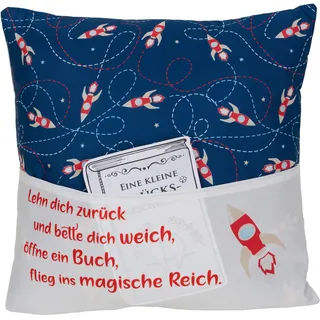 Hergo Sofahelden Lesekissen Kids Rakete