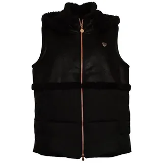 Emporio Armani Steppweste Weste Kunstfellweste (1-tlg) schwarz M | M
