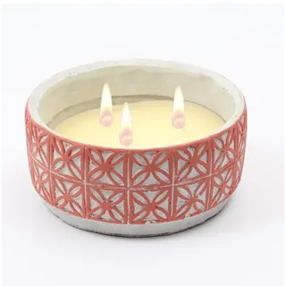 MARELIDA Duftkerze Citronella 3 Dochte in rot | Gr.: onesize