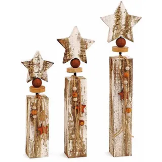 Holz Stern Säu Dekoration Fenster Advent Weihnachten Wohnen Skulptur Edelrost