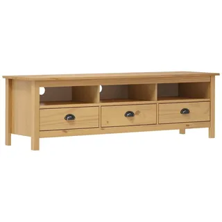vidaXL Hill TV-Schrank 158 x 40 x 47 cm Honigbraun Massivholz