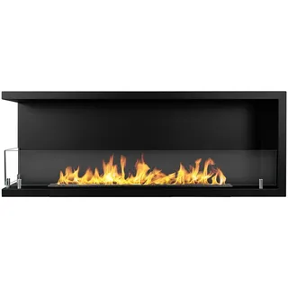 Divina Fire Eingebauter Bioethanol-Eckkamin 120x45 SUTRI 120 SX