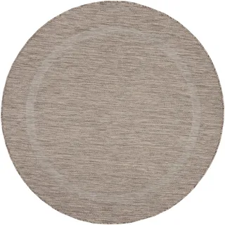 Ayyildiz Relax Outdoor-Teppich Ø 160 cm Braun