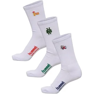 hummel hml Embroidery Socken 3er Pack mehrfarbig 35-38