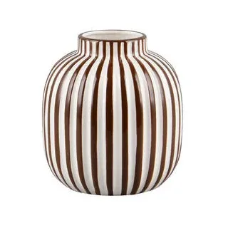 Mirrors and More Vase Savanna (Ø x H: 19 x 20,7 cm, Keramik, Braun,