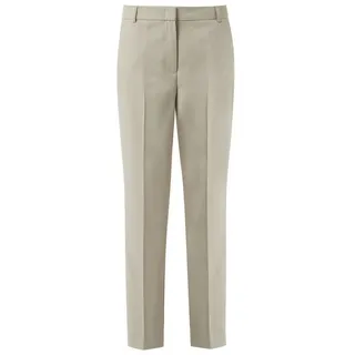Comma, 7/8-Hose Strukturierte Cigarette-Pants Beige 40