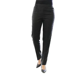 YESET Thermohose Schlupfhose warm Fleece Baumwolle Dehnbund Business Thermo grau 158 36 mit Bügelfalte, warmhaltend grau 158 | 36-M