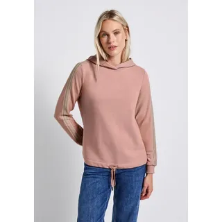 STREET ONE Hoodie mit Tunnelzug Faded Rose 34