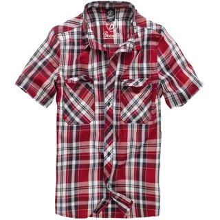 Brandit Textil Roadstar Kurzarmhemd Red S