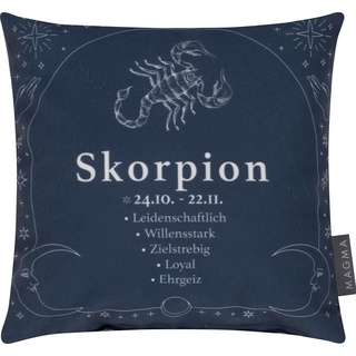 HTI-Living, Dekokissen, Dekokissen Sternzeichen Skorpion (20 x 20 cm)