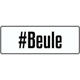 carstyling XXL Aufkleber #Beule 40 x 110 mm