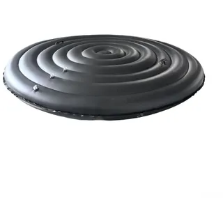 HEBEOT Poolabdeckung, PVC, aufblasbare Thermoabdeckung, runde Schwimmbadabdeckungen gegen Regen, Tiere oder Schmutz, für aufblasbare Pools und oberirdische Pools (180 cm, 3 Gänge)