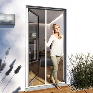 WINDHAGER Insektenschutz Plus Rollo Tür 225 x 160 cm Weiß