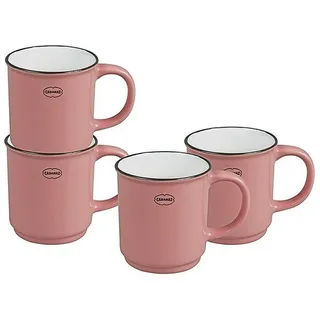 Cabanaz Kaffeetasse 0,18 l Rosa 4 St.