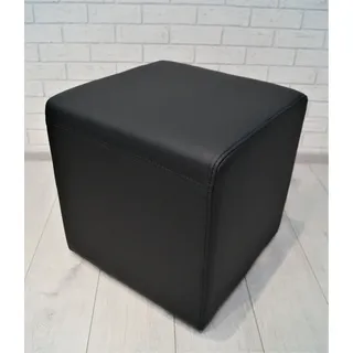 Echtleder Hocker 45x45x45 Sitzhocker Echt Leder Sitzwürfel Pouf Würfel Fußhocker