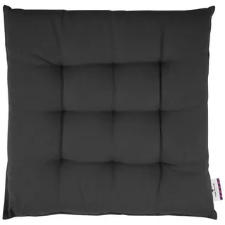 Tom Tailor Sitzkissen, Anthrazit, Textil, 40x5x40 cm, Oeko-Tex® Standard 100, Wohntextilien, Kissen, Sitzkissen