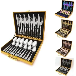 Faizee Home Besteck-Set Besteck-Set faizee home ModernStyle Besteckset 5-farbig rosa