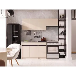 Mirjan24 Küchenzeile Ezra 180 cm Beige
