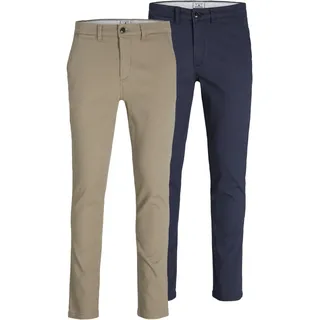 JACK & JONES Jjimarco Jjdave Slim Fit Chino Hose Beige 27 32