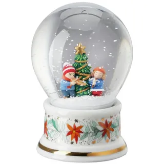 Hutschenreuther Weihnachtsfigur Weihnachten limitiert Schneekugel 2023 bunt