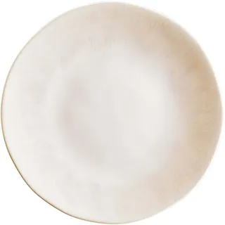 BUTLERS Teller Ø23cm ATLANTIS Steinzeug Geschirr | Kuchenteller Frühstücksteller Speiseteller Essteller | Farbverlauf mit Boho-Stil | Mikrowellen- & spülmaschinenfest